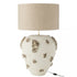 Lamp + Kap Jilly Terracotta Wit/Bruin
