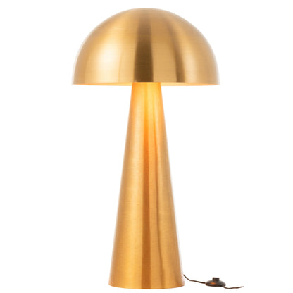 Lámpara seta metal mate dorado extra grande J-Line