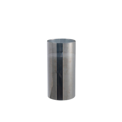 Lámpara LED Vidrio Brillante Gris Mediana
