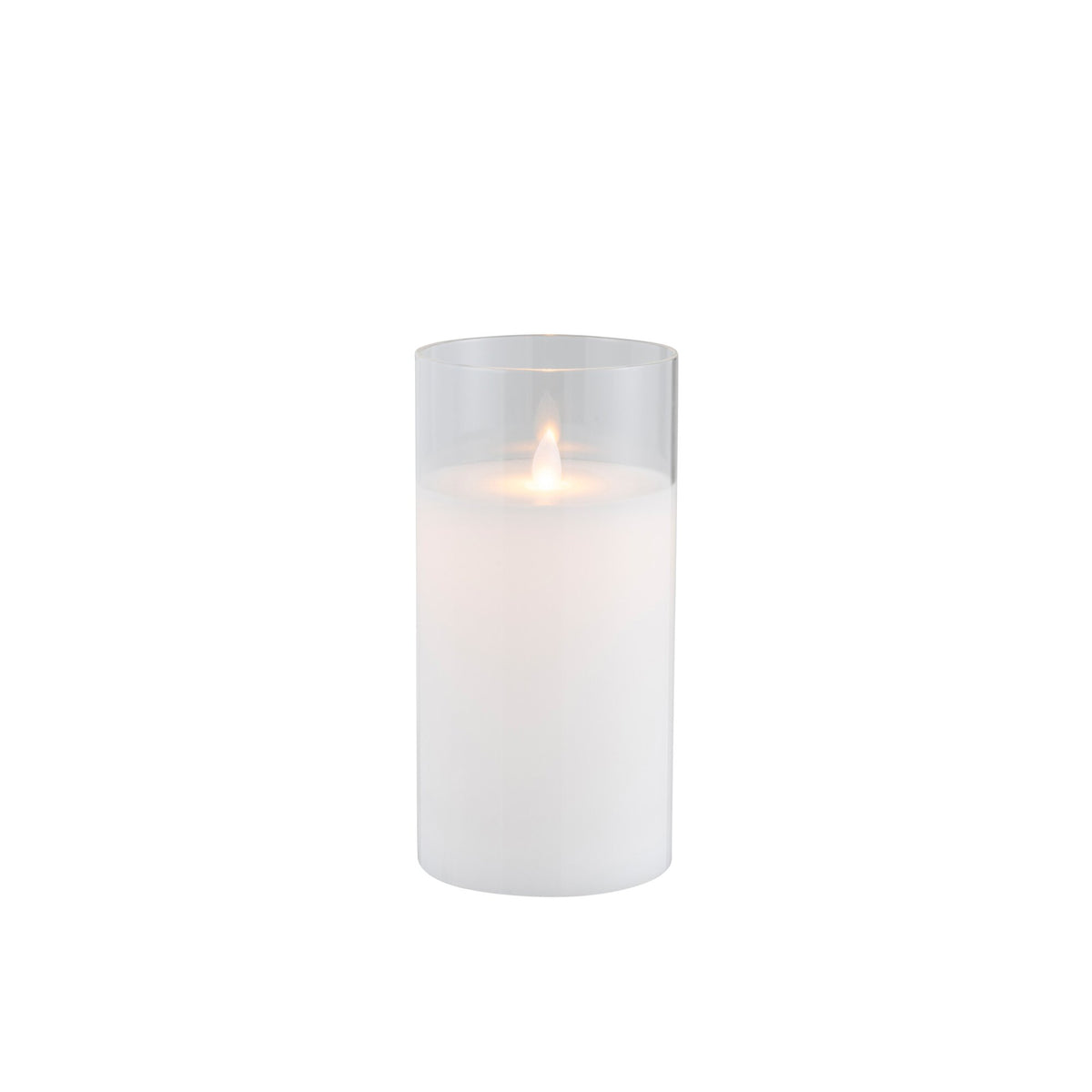 Lámpara LED Shining Glass transparente mediana