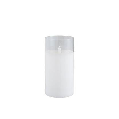 Lámpara LED Shining Glass transparente mediana