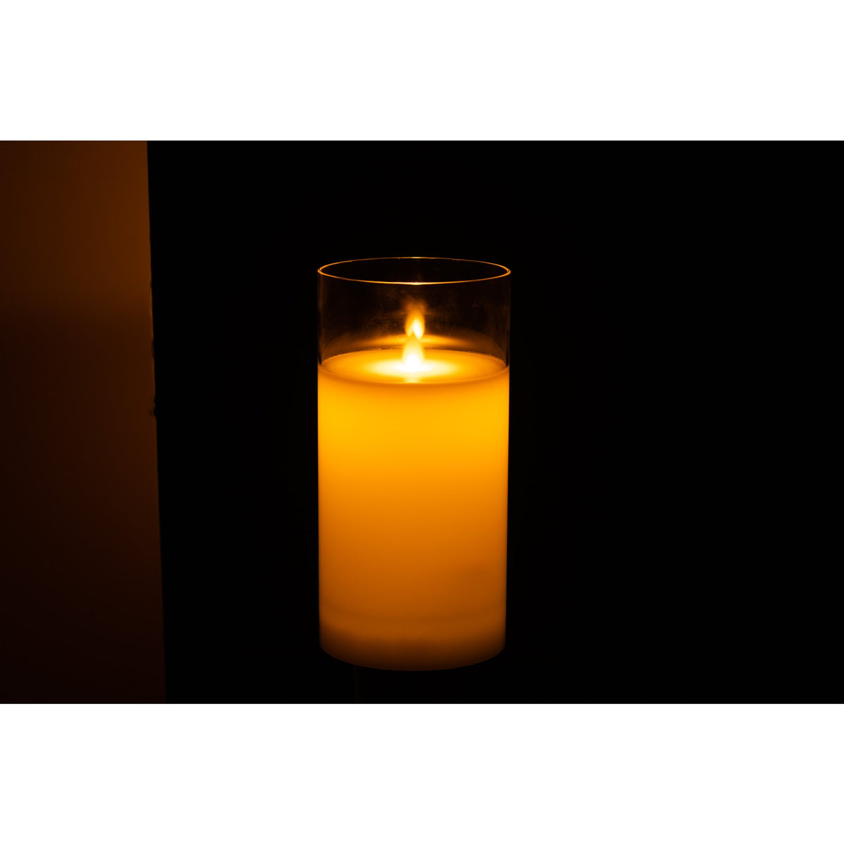 Lámpara LED Shining Glass transparente mediana