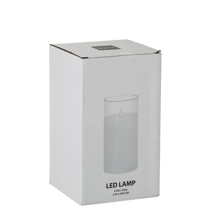 Lámpara LED Shining Glass transparente mediana