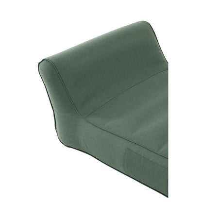 Colchón para tumbona Helene de polipropileno verde J-Line