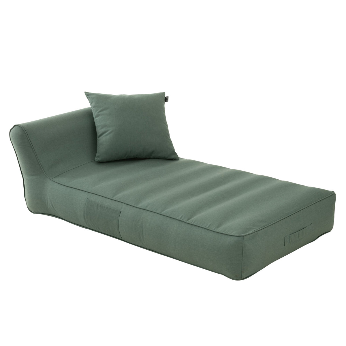 Colchón para tumbona Helene de polipropileno verde J-Line