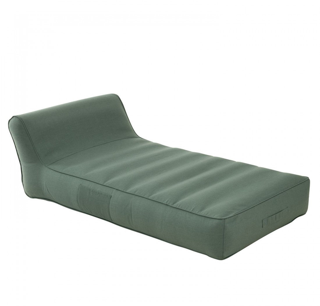 Colchón para tumbona Helene de polipropileno verde J-Line
