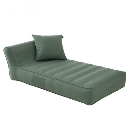 Colchón para tumbona Helene de polipropileno verde J-Line