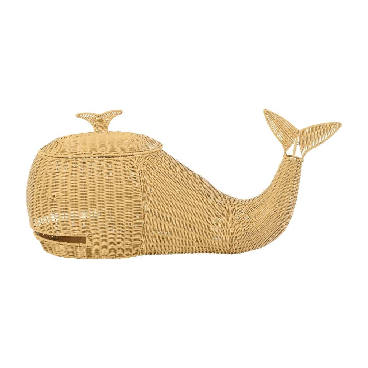 Cesta Ballena Plástico Natural J-Line