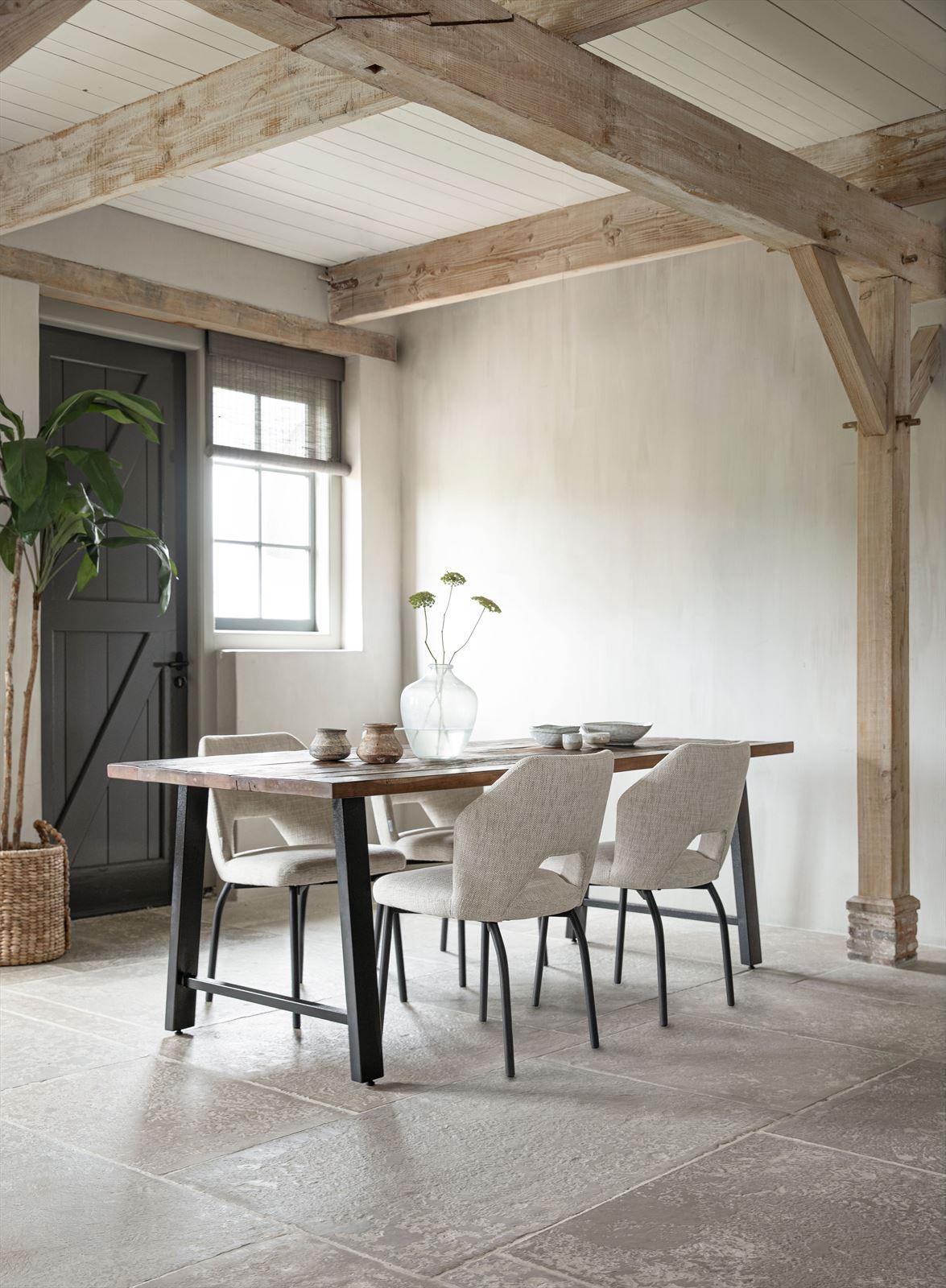 Must Living Eetkamerstoel Bloom Polaris Naturel - Eetkamerstoel - MUST Living - livinglovely.nl