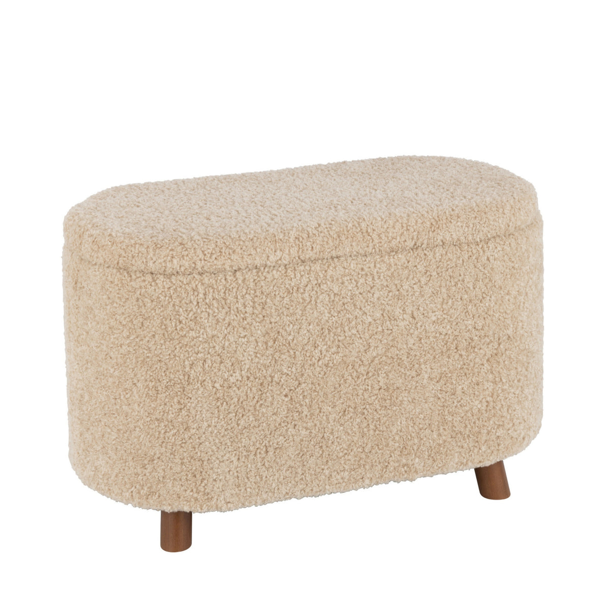 Taburete baúl Teddy Beige J-Line