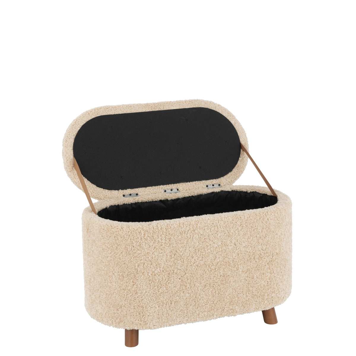 Taburete baúl Teddy Beige J-Line