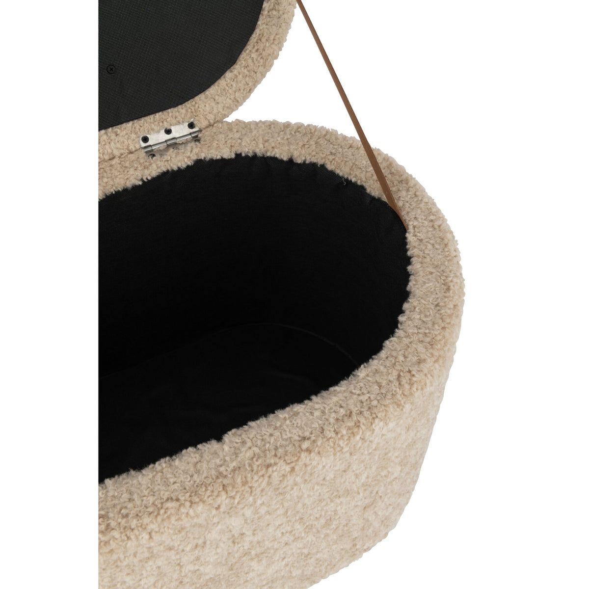 Taburete baúl Teddy Beige J-Line