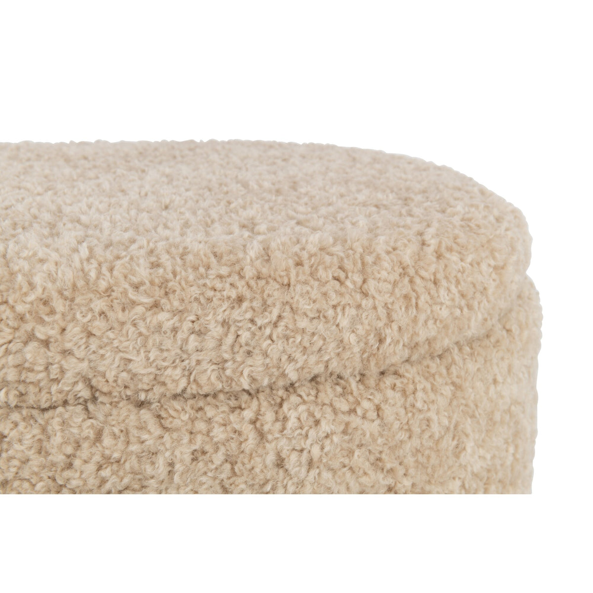 Taburete baúl Teddy Beige J-Line