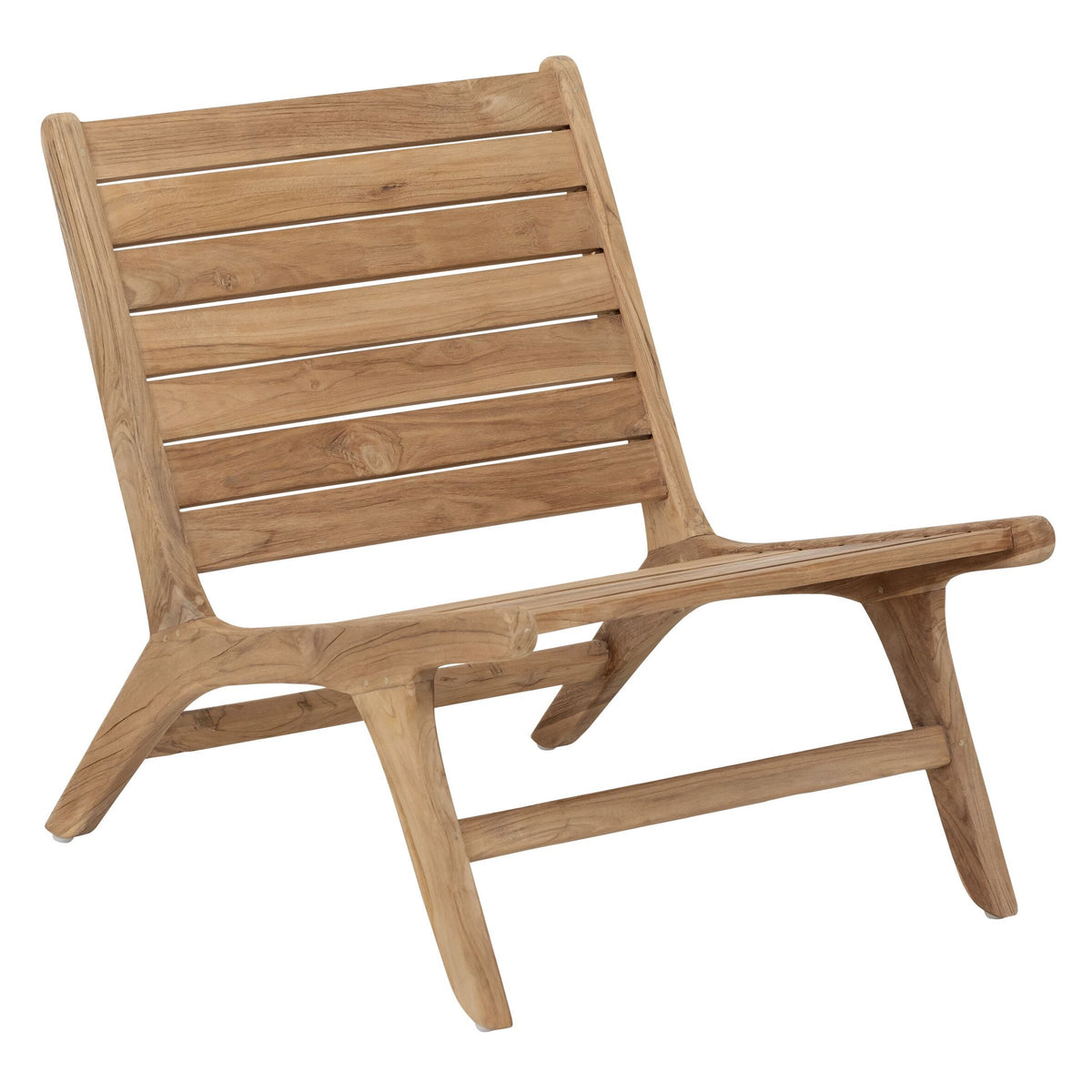 Outdoor fauteuil Lily rustiek teakhout MUST Living