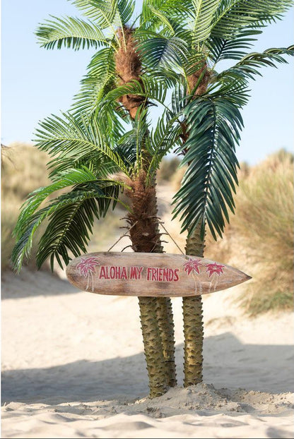 Palmera artificial de 3 partes Real Touch en maceta, verde, H 300 cm, J-Line