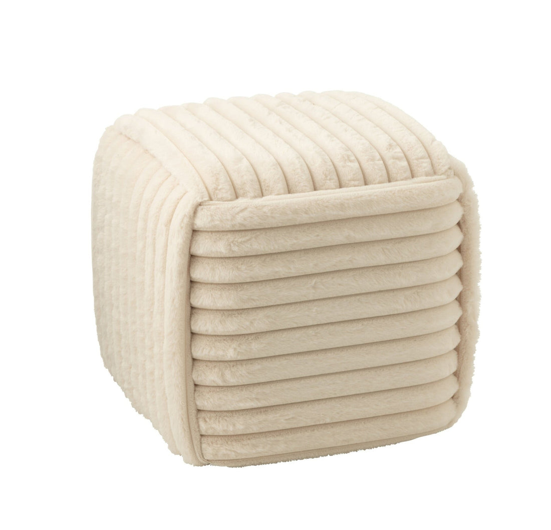 Pufacanalé MDF beige J-Line