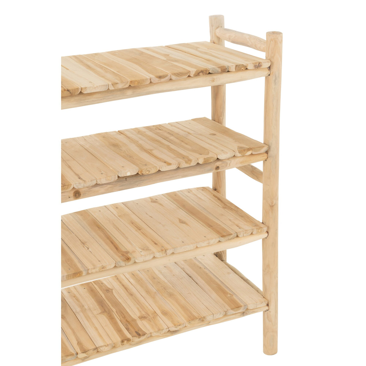 Estantería Ranch de madera de teca natural J-Line