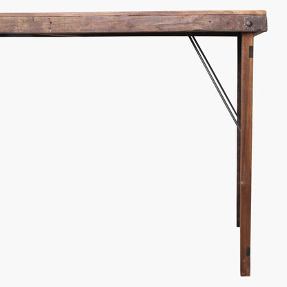 Mesa de mercado plegable marrón Raw Materials