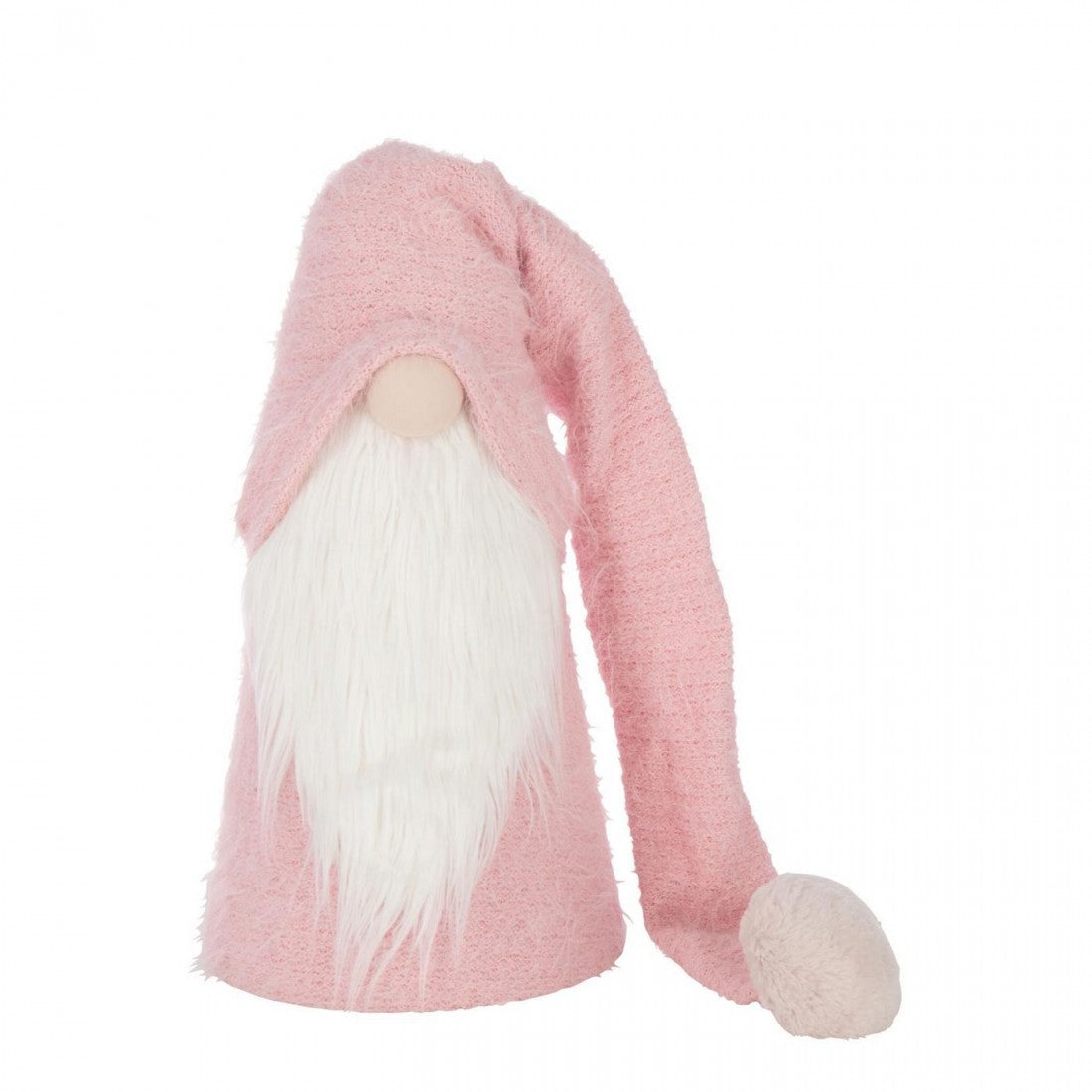 Papá Noel Invierno Poliéster Rosa Claro/Blanco Grande J-Line
