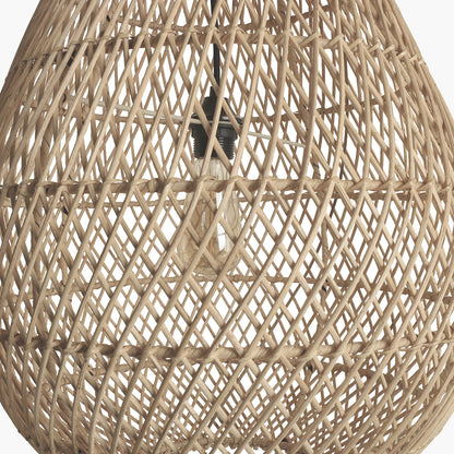 Lámpara colgante Maze Gota Materiales Naturales en bruto