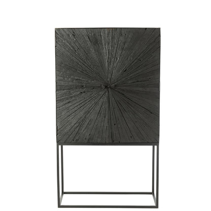 Armario Shanil Madera/Hierro Negro J-Line