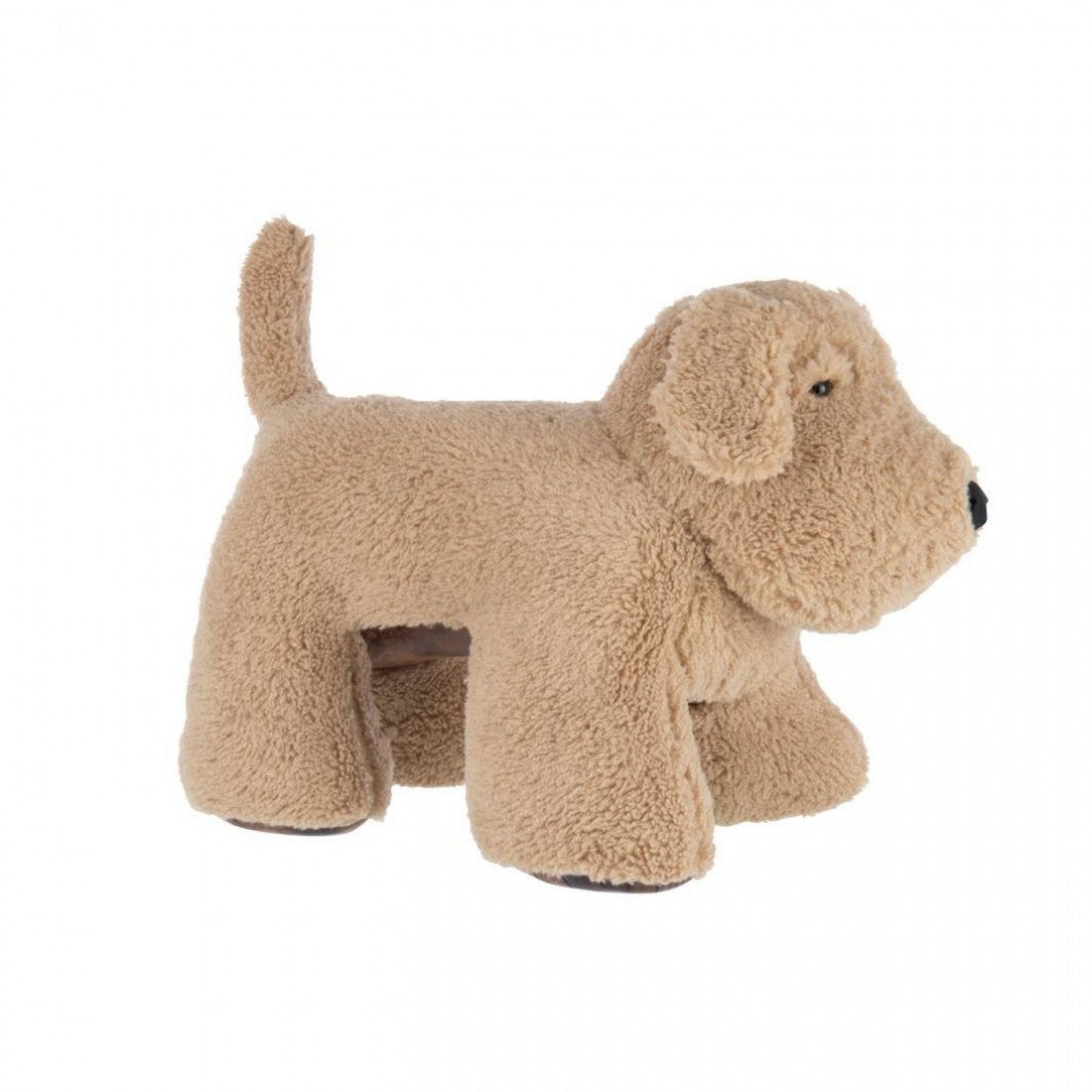 Tope de puerta para perro de poliéster beige J-Line