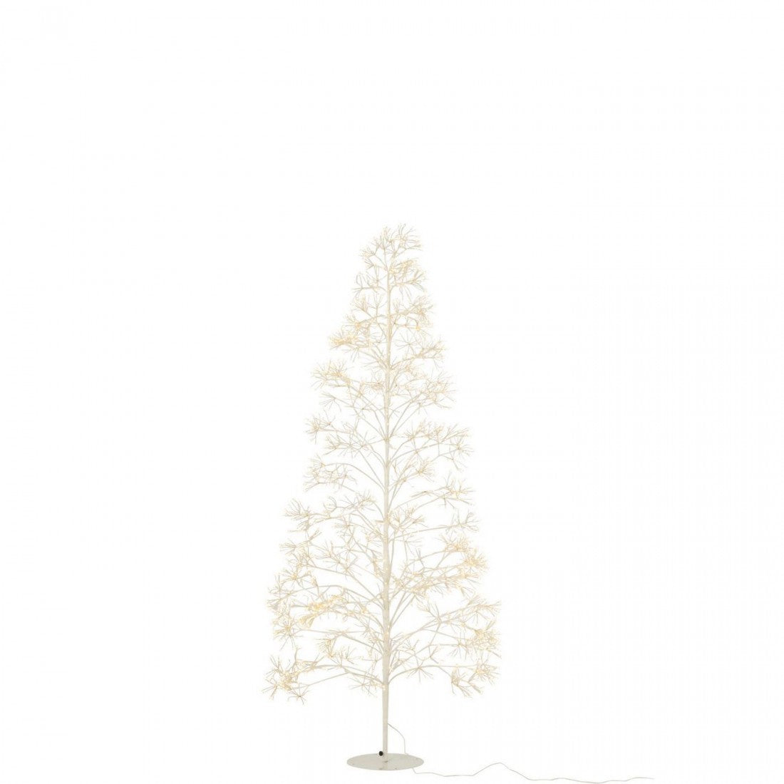 Árbol de Navidad 2700 LED Metal Blanco Mediano H210cm J-Line