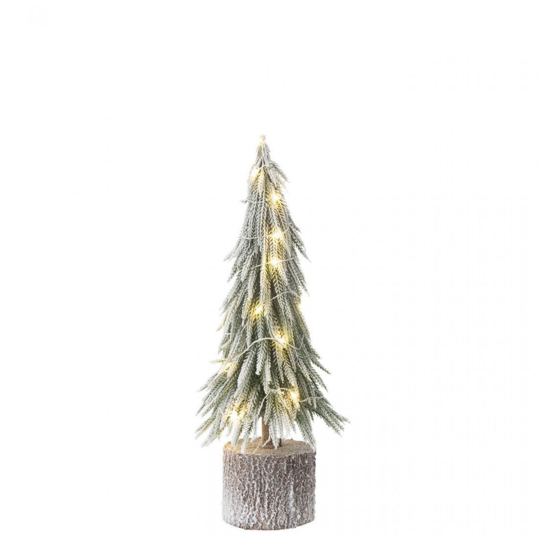 Árbol de Navidad A+LED Nieve Artificial Verde Mediano H45cm J-Line