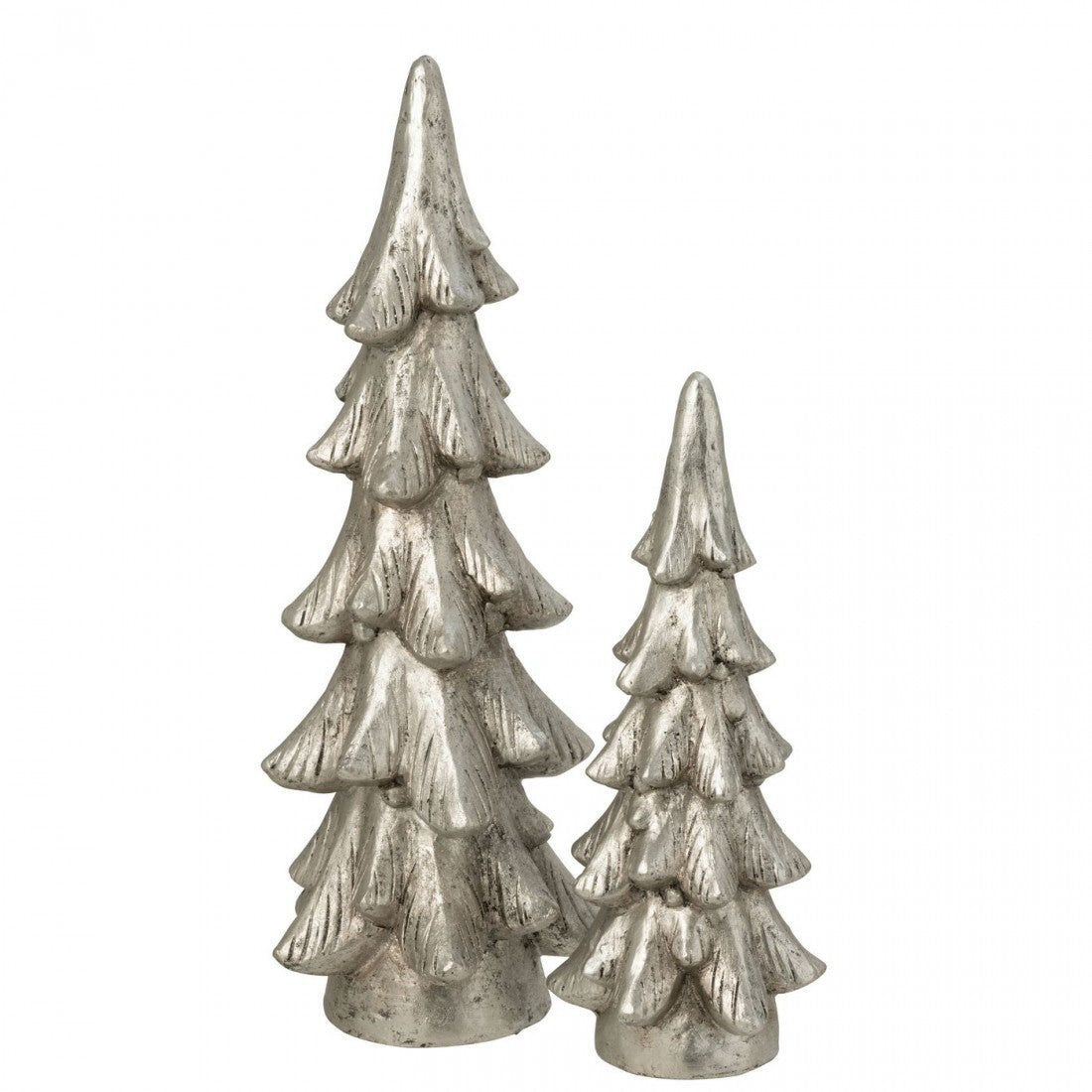 Base redonda para árbol de Navidad, magnesio, color plateado, pequeña, J-Line