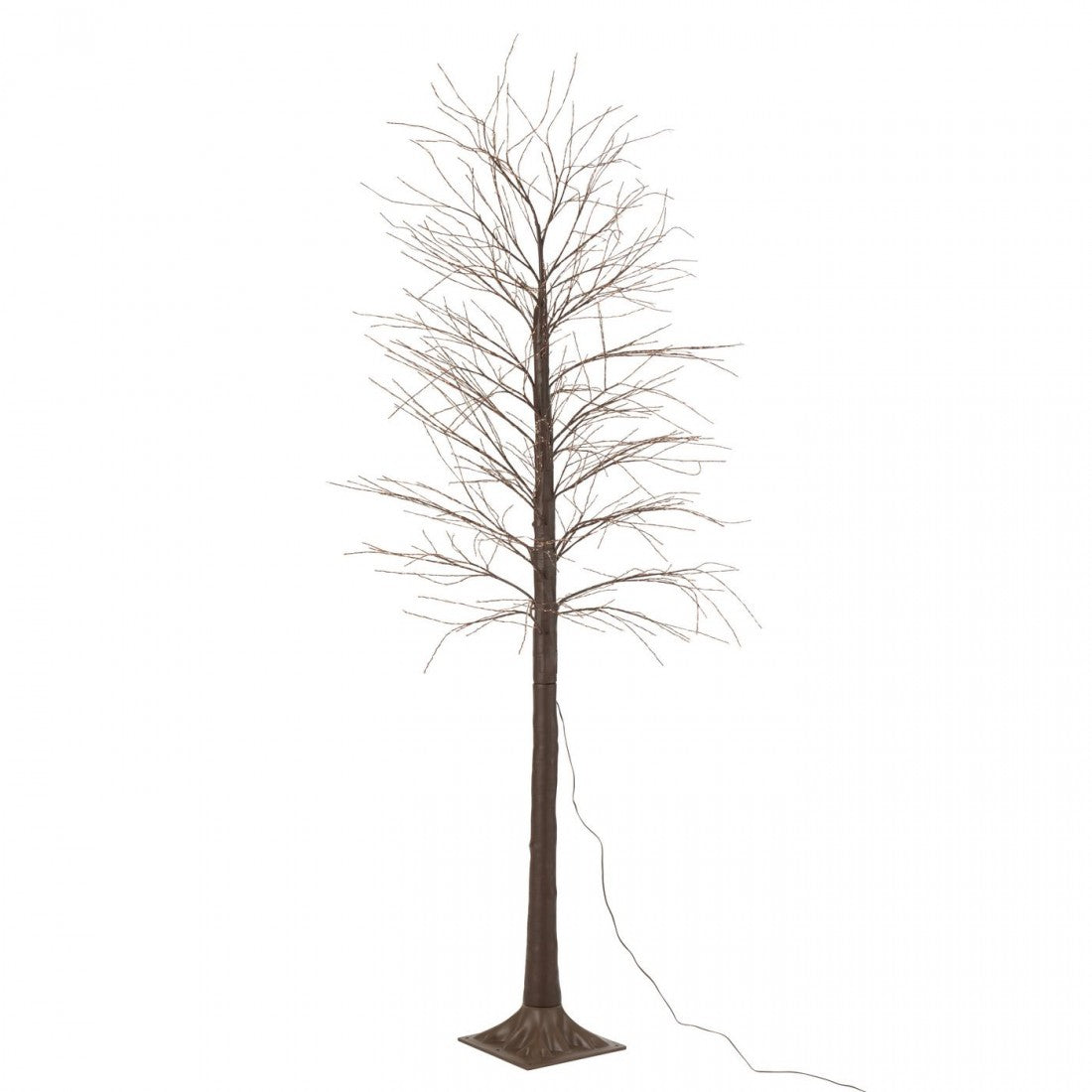 Árbol de Navidad 3000 LED Plástico Marrón Grande H210cm J-Line