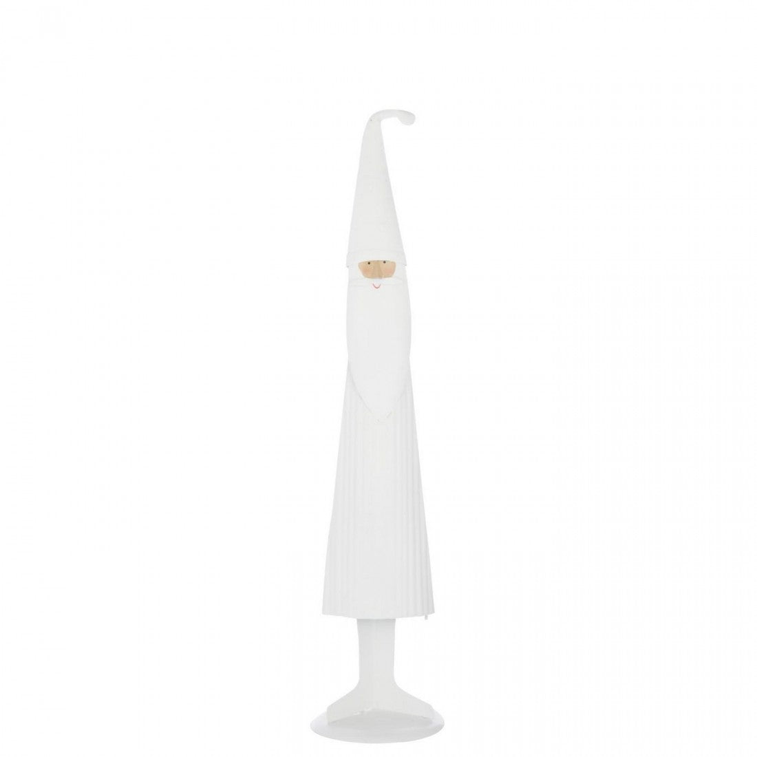 Papá Noel Moderno Metal Blanco Set de 2 J-LIne
