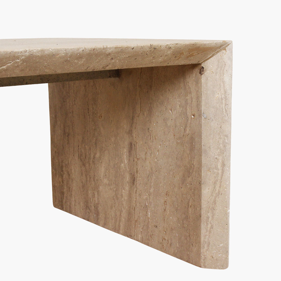 Mesa de centro de travertino Sleaky Raw Materials