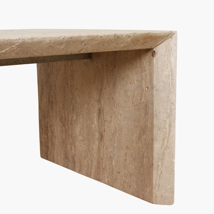 Mesa de centro de travertino Sleaky Raw Materials