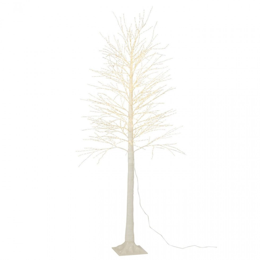 Árbol de Navidad 3000 LED Plástico Blanco Grande H210cm J-Line