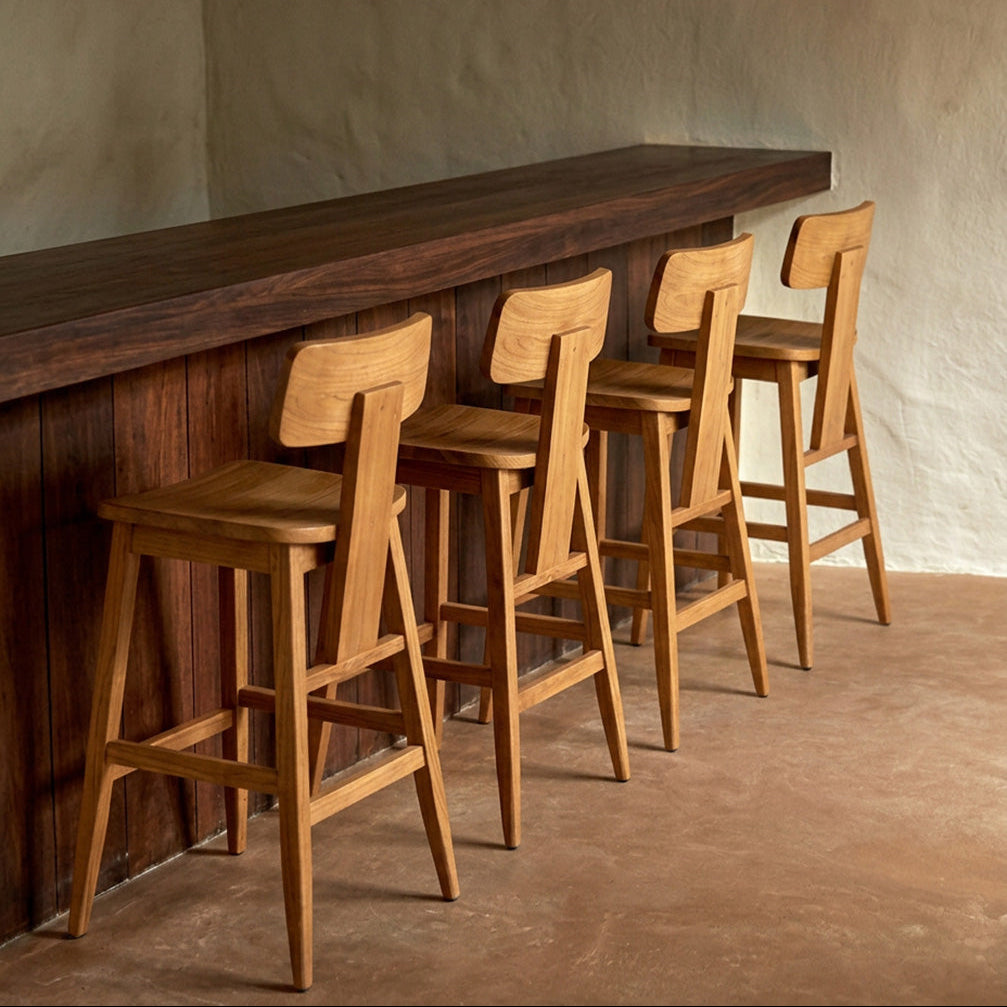 Taburete de bar LovYa Naturel Bazar Bizar