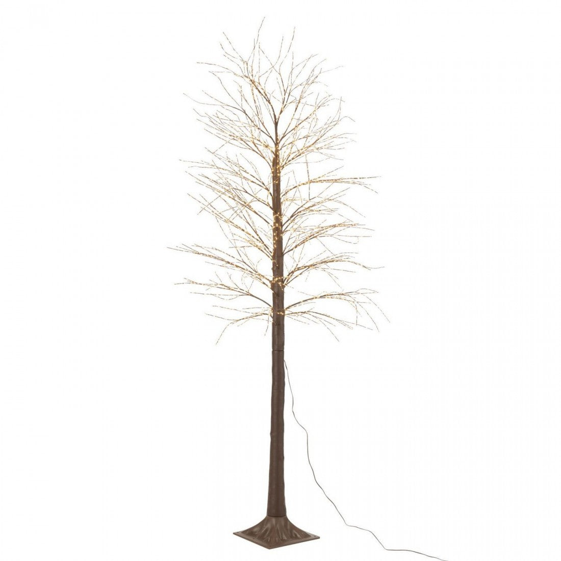 Árbol de Navidad 3000 LED Plástico Marrón Grande H210cm J-Line