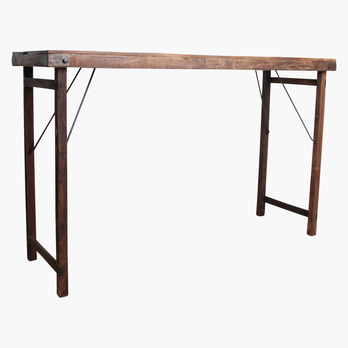 Mesa de mercado plegable marrón Raw Materials