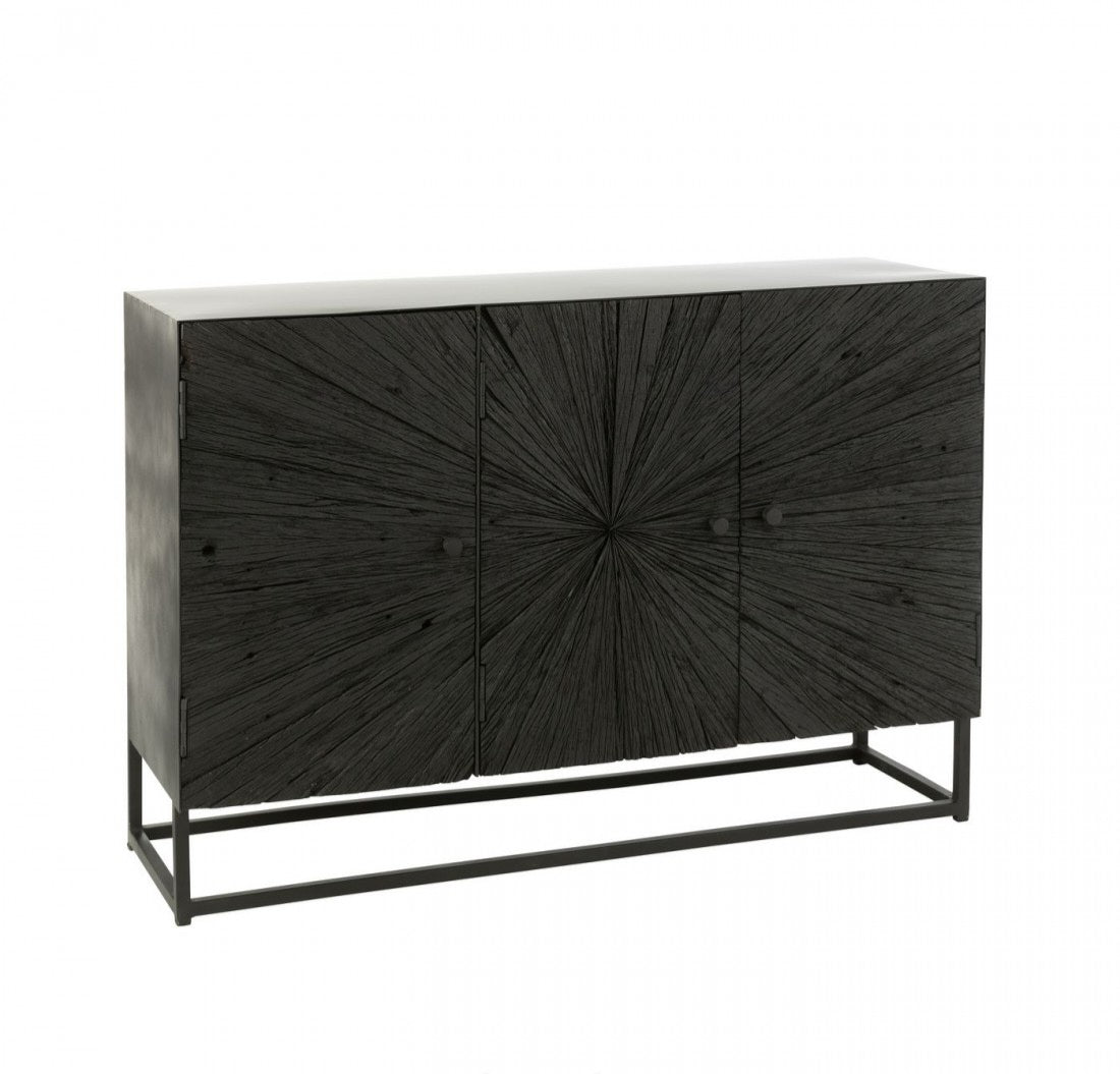 Aparador Shanil Madera/Hierro Negro J-Line