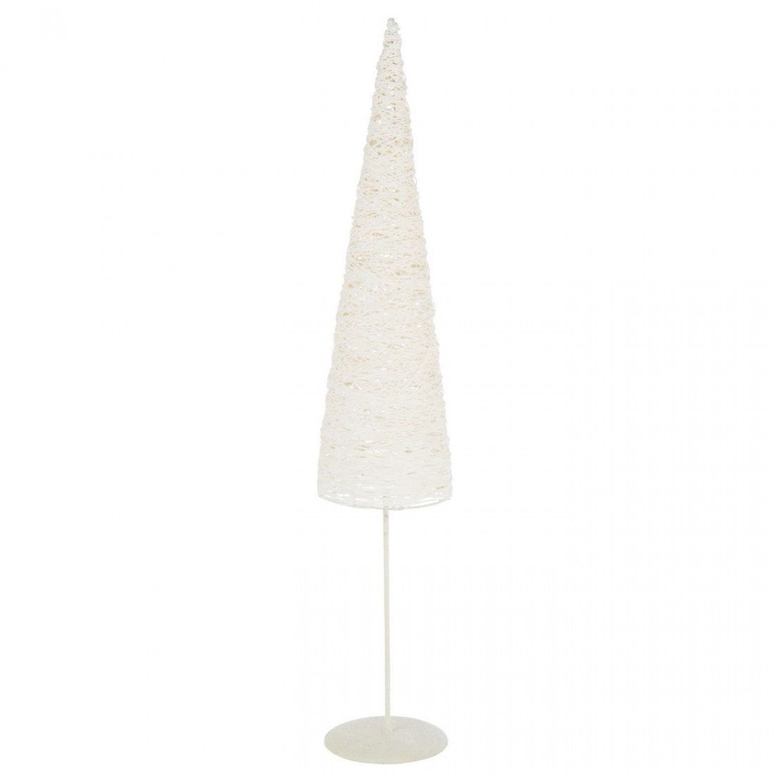 Árbol de Navidad sobre Pie Metal/Papel Blanco Set de 2 J-Line