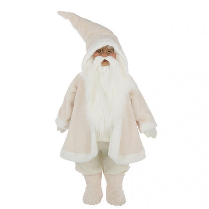 Gafas de Papá Noel de Poliéster Blancas H155cm J-Line