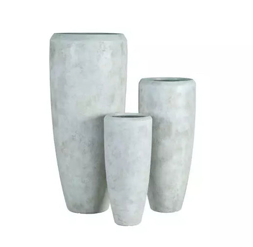 Crema Dashima GRC, juego de 3 potes redondos altos PTMD