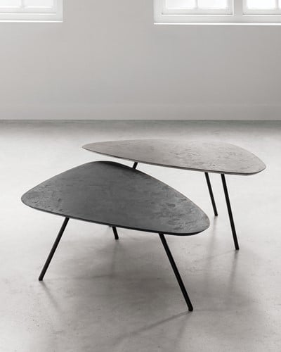 DTP Home Mesa de centro Scala Plectro Earth Set de 2