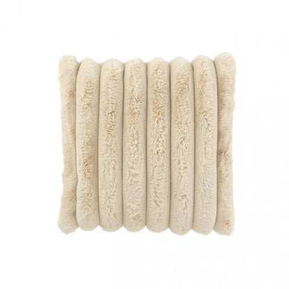 Manta Grande de Pana Poliéster Beige 180cmx130cm J-Line