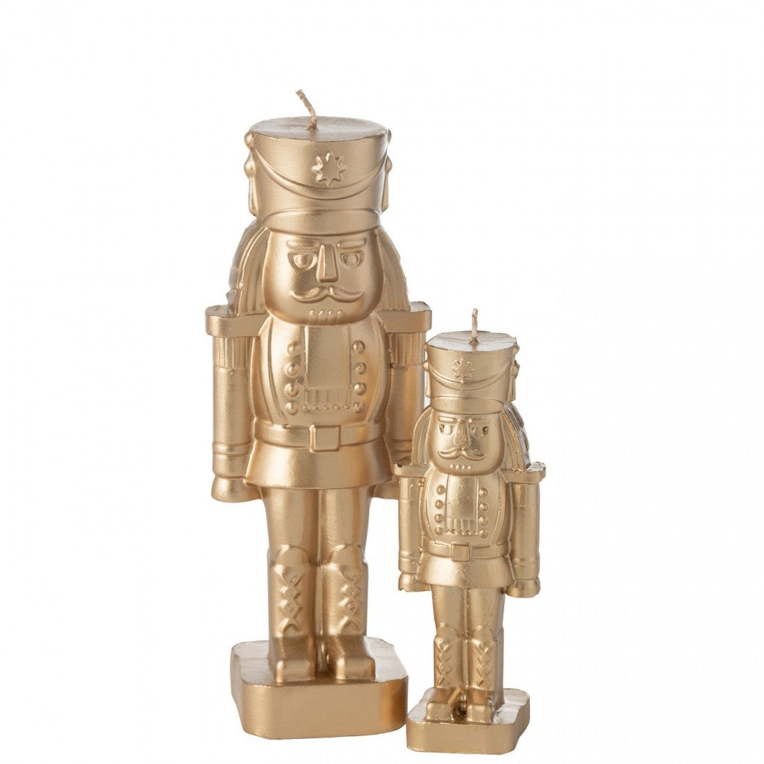 Vela Cascanueces Parafina Color Dorado Set de 2 J-Line