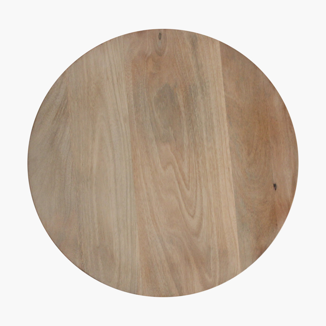 Mesa auxiliar Bullnose acanalada inversa natural Ø50 cm Raw Materials