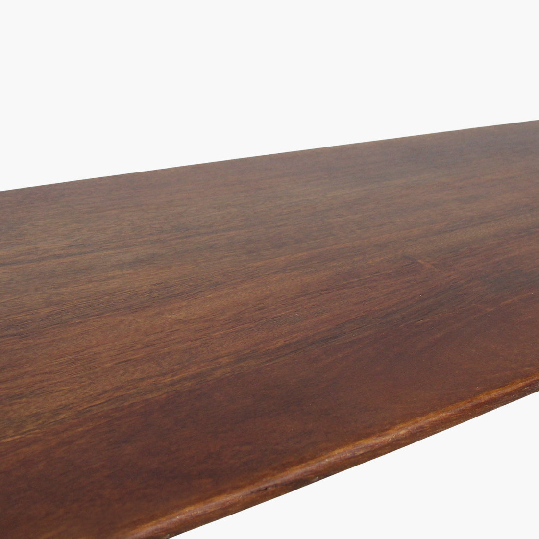 Banco de comedor Bullnose Madera de Mango Marrón 200cm Raw Materials