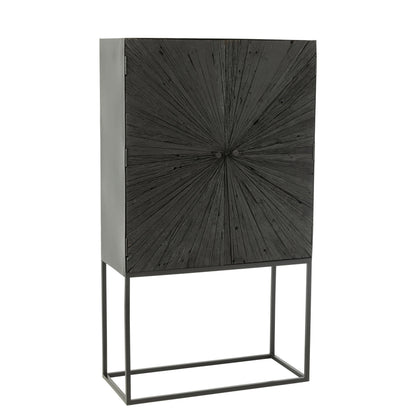 Armario Shanil Madera/Hierro Negro J-Line