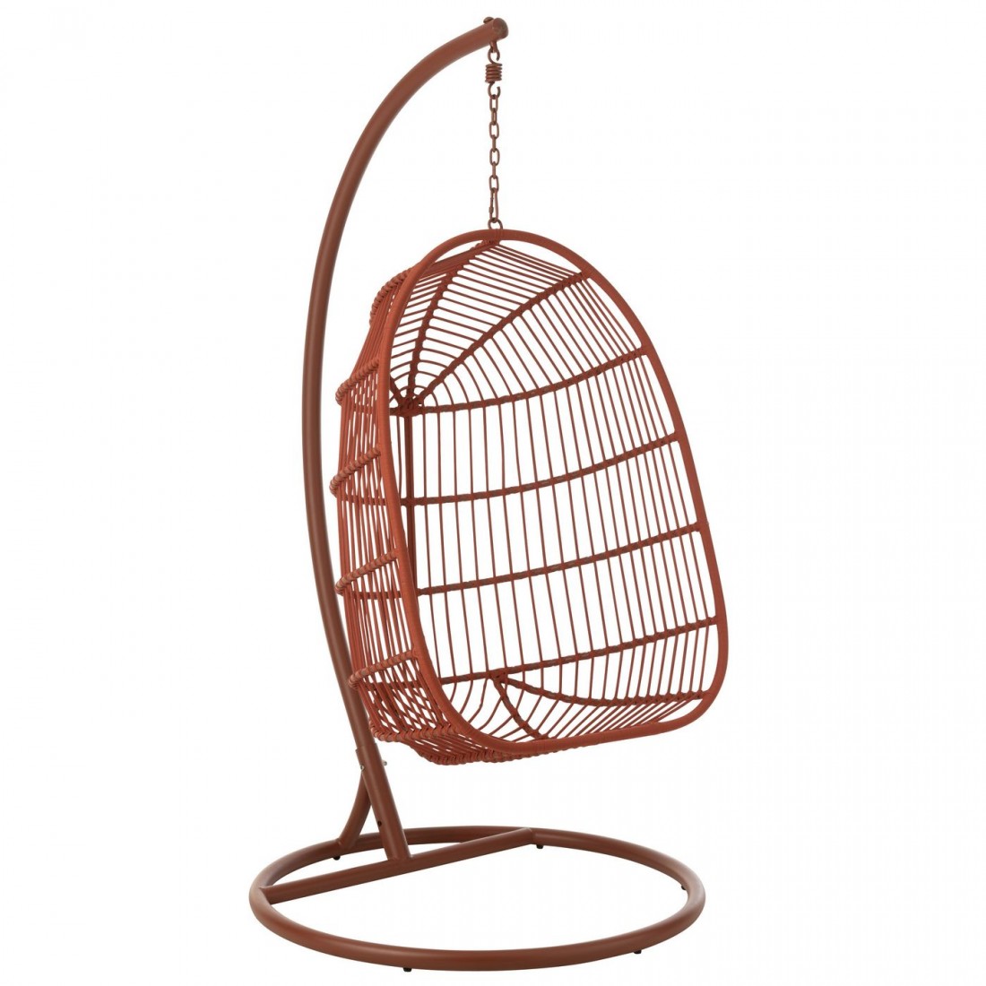 Silla colgante Egga Metal/Cuerda Roja J-Line