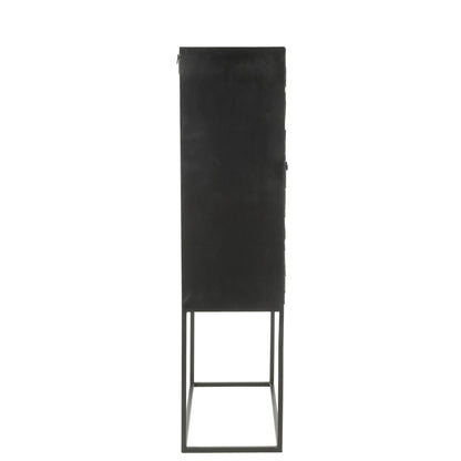 Armario Shanil Madera/Hierro Negro J-Line