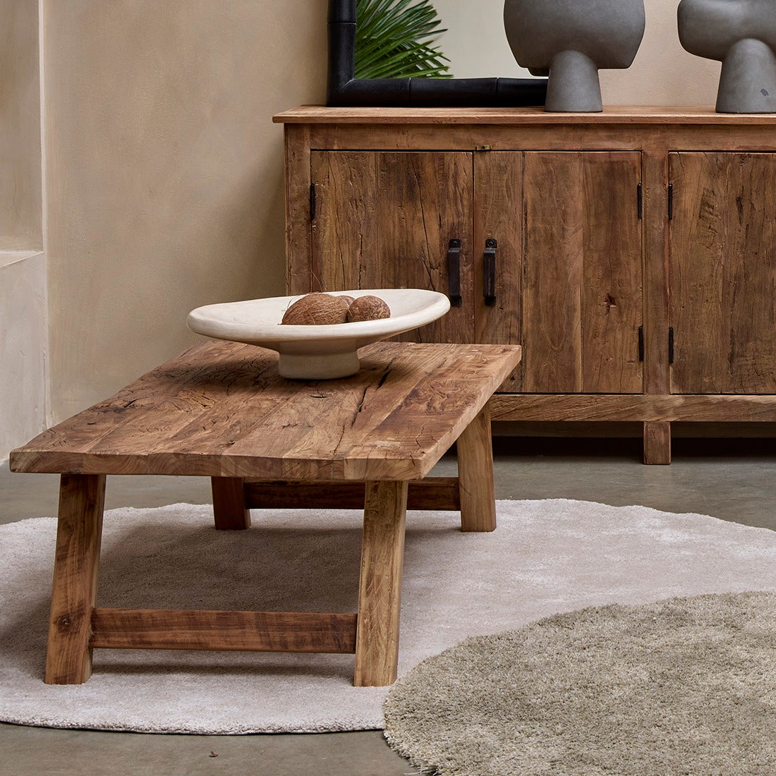 Mesa de centro Farmwood rectangular Raw Materials